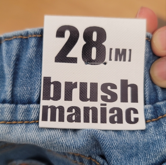 Brush Maniac Tapered Jeans, Elastic Waistband - Picture 5 of 5